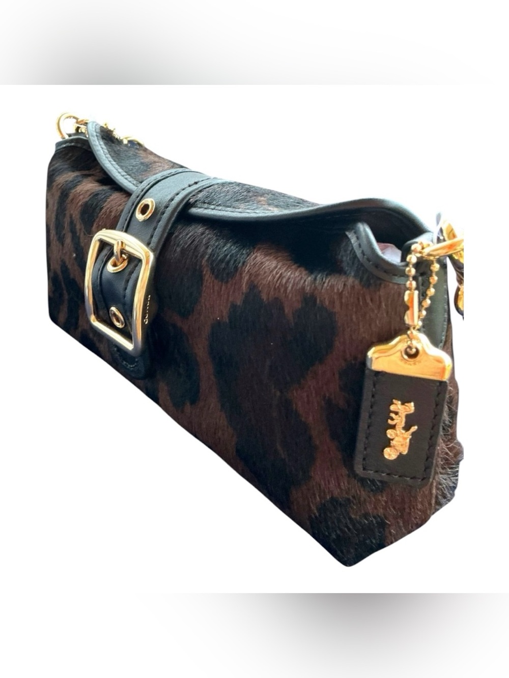 Coach Abbie Haircalf with Leopard Print SOLDOUT
